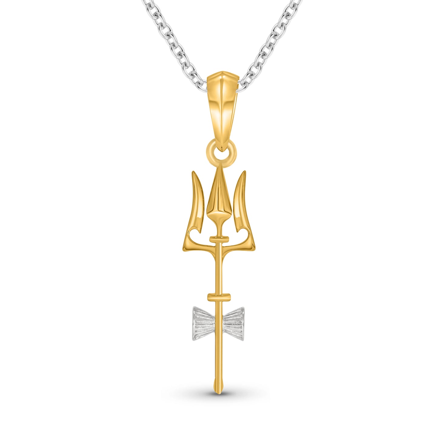 Kashi Blessed Trishul Damru Pendant