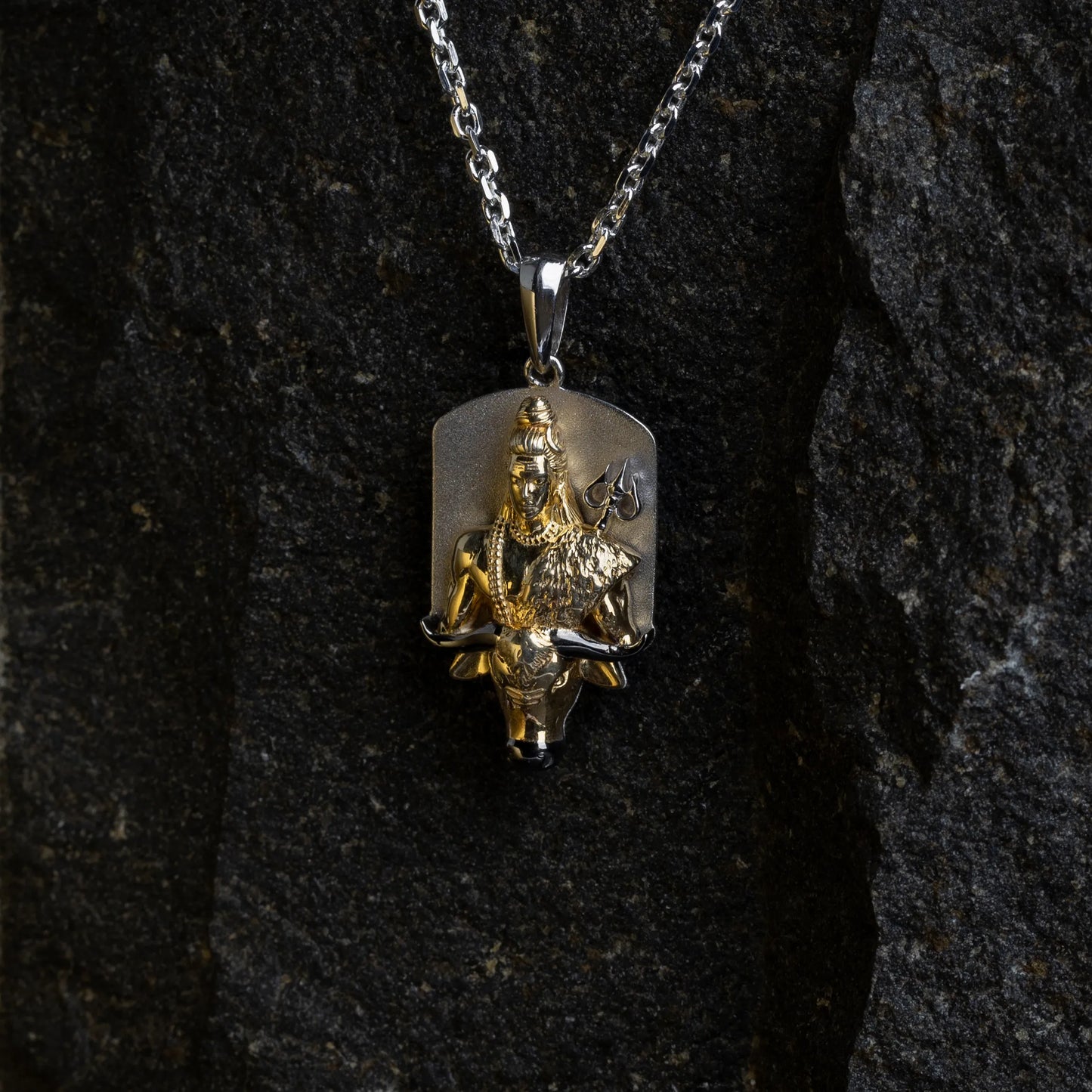 Devotion and Strength Silver Pendant