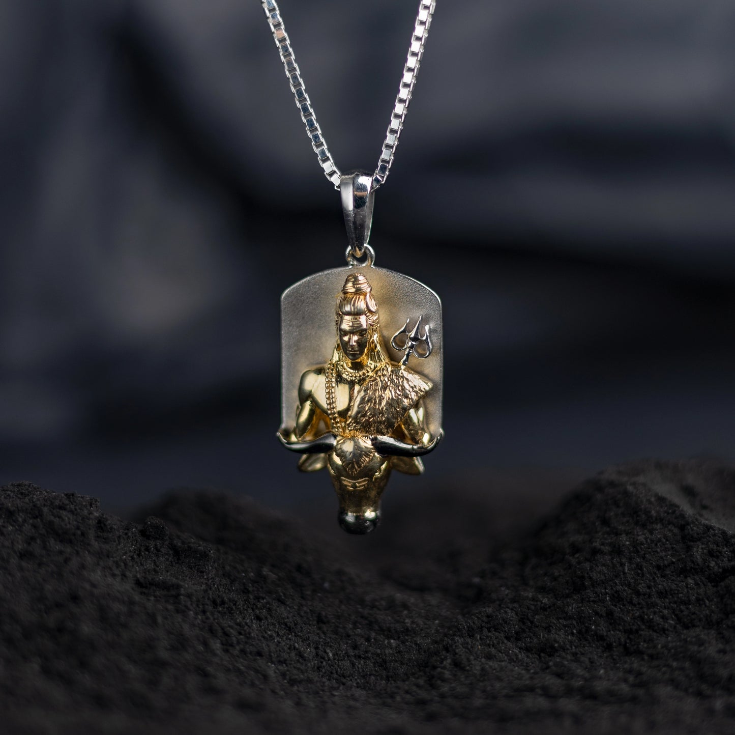 Devotion and Strength Silver Pendant