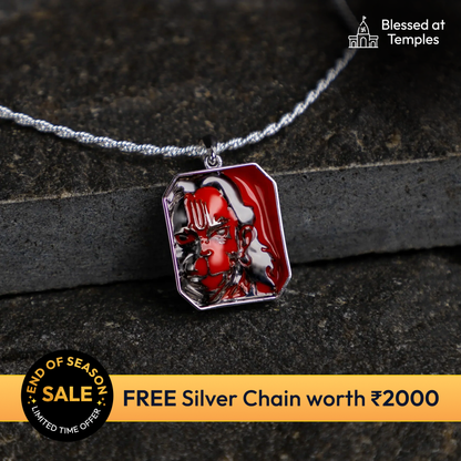 Fierce Strength Silver Pendant