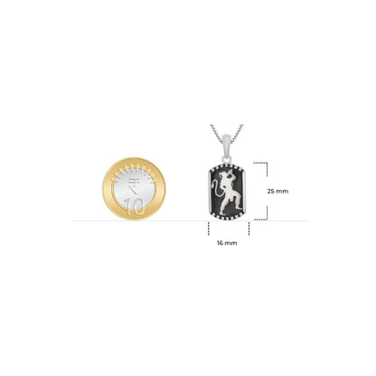 Bajrang Bali Veer Shakti Dual Pendant
