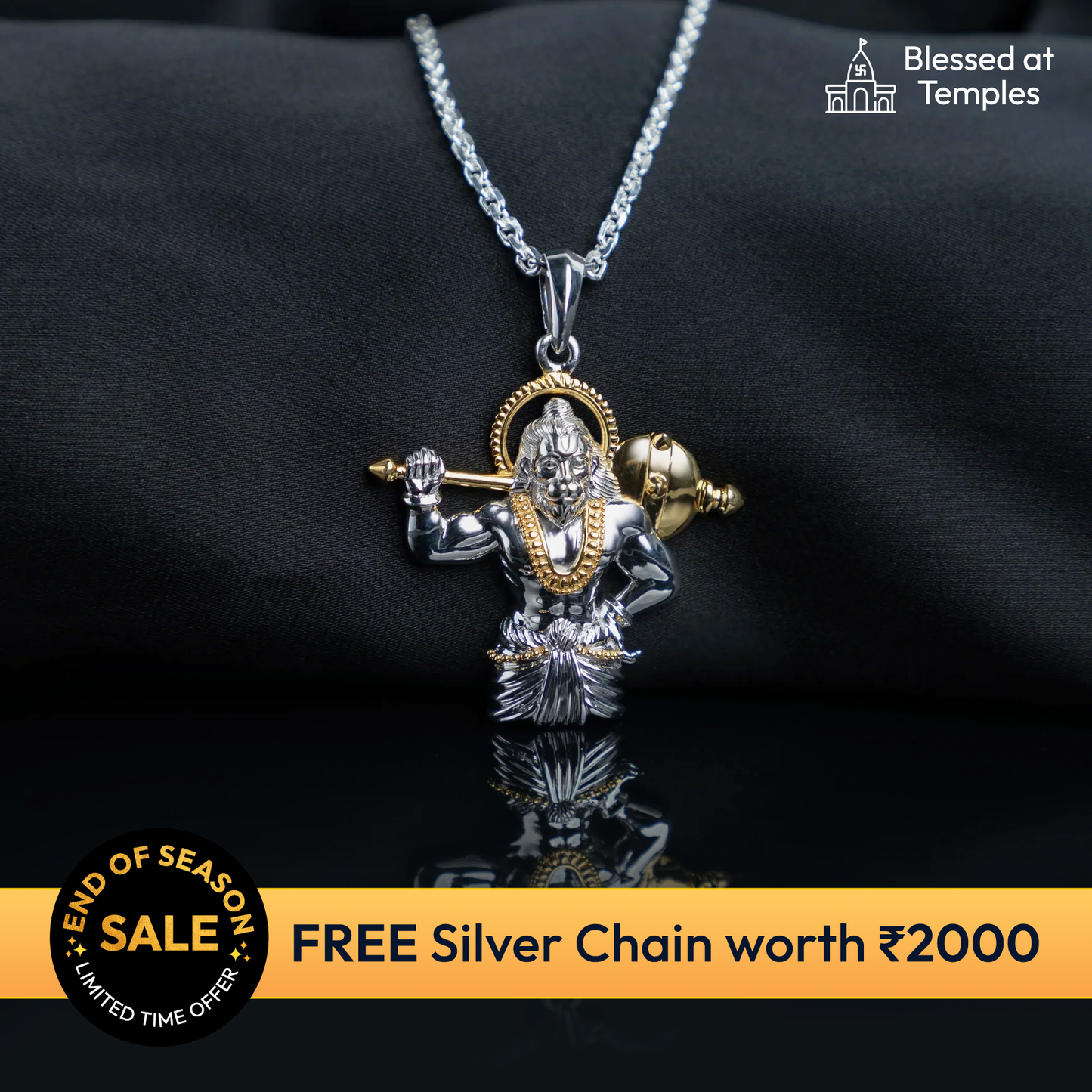 Devotion and Valor Silver Pendant