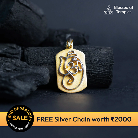 Prosperity and Clarity Silver Pendant