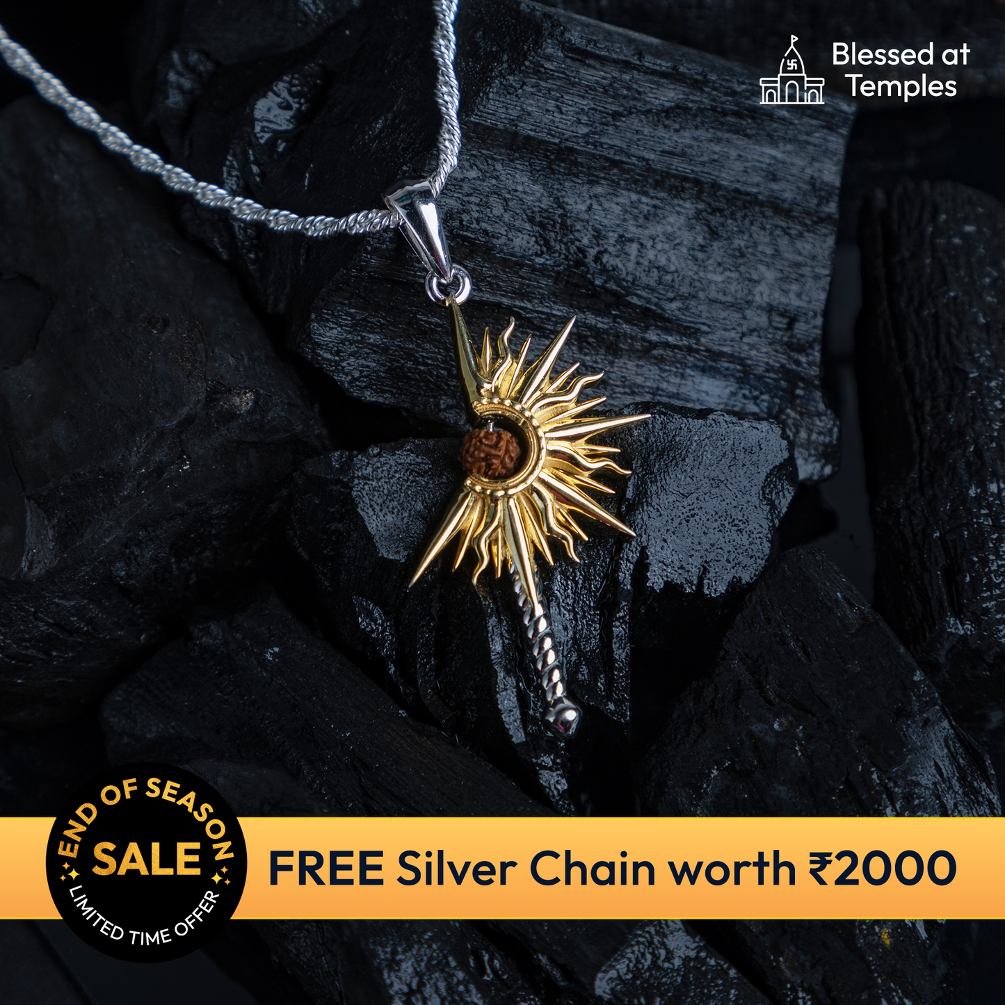 Radiant Strength Silver Pendant