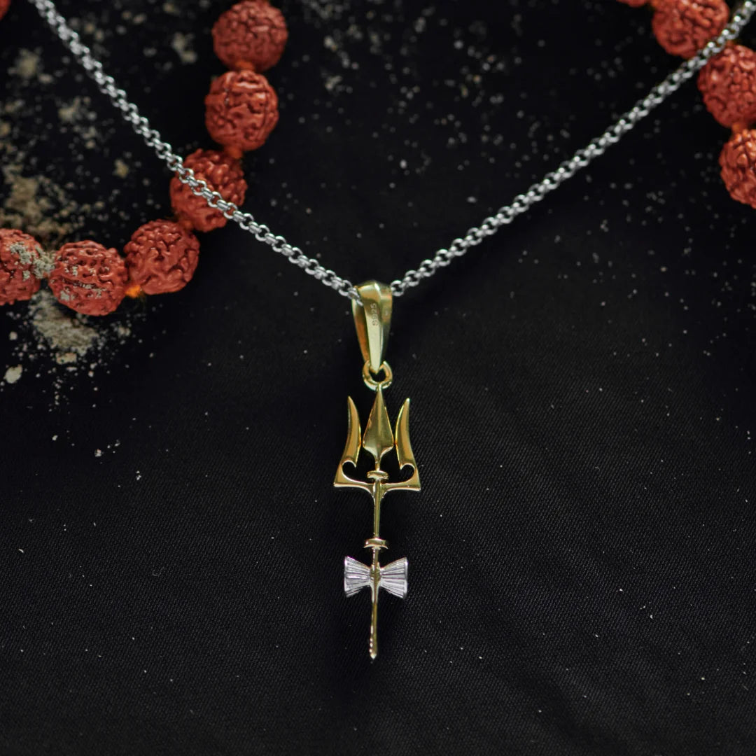 Trishul damru pendant hotsell