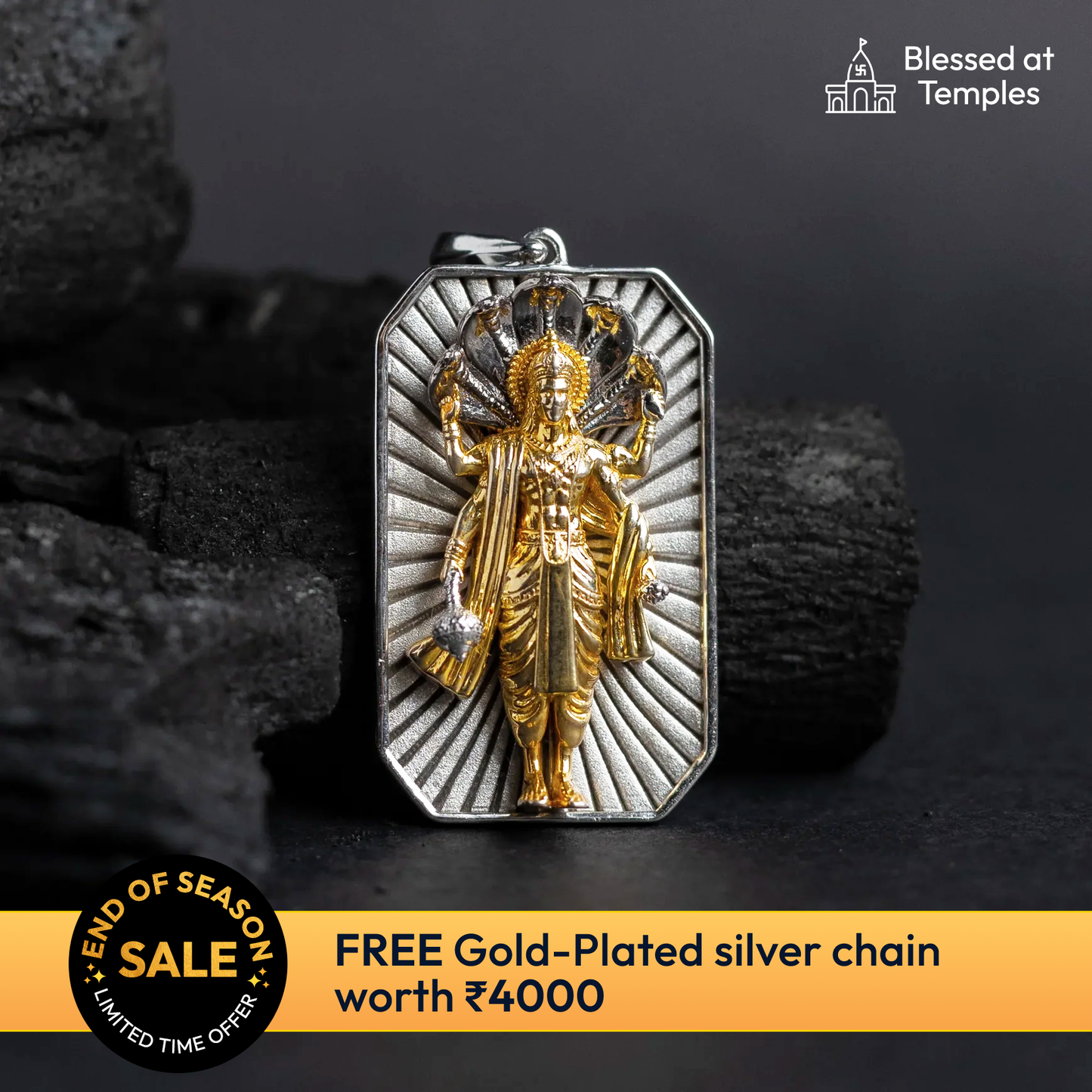 Stability and Prosperity Gold Pendant