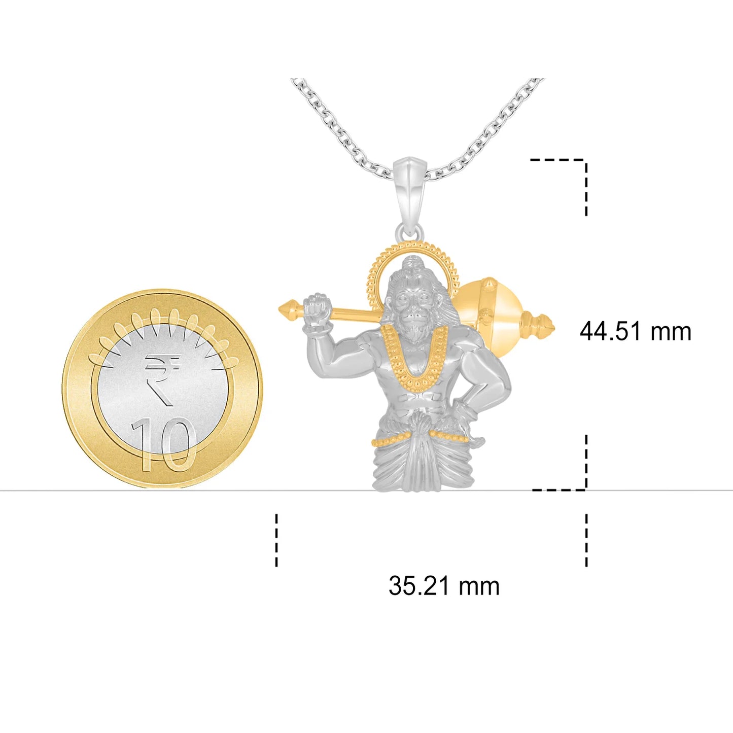 Devotion and Valor Silver Pendant