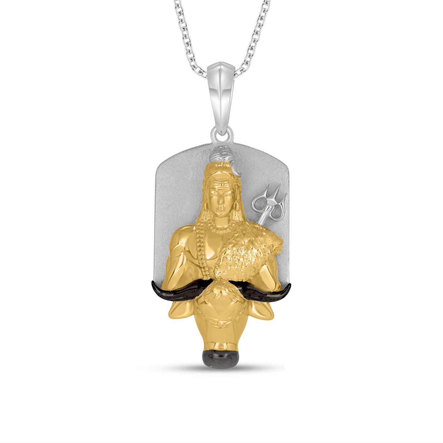 Devotion and Strength Silver Pendant