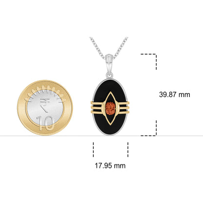 Cosmic Peace Silver Pendant