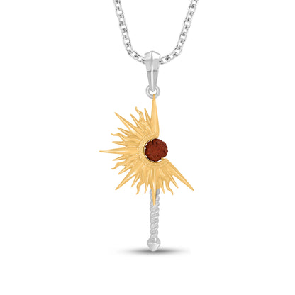 Radiant Strength Silver Pendant